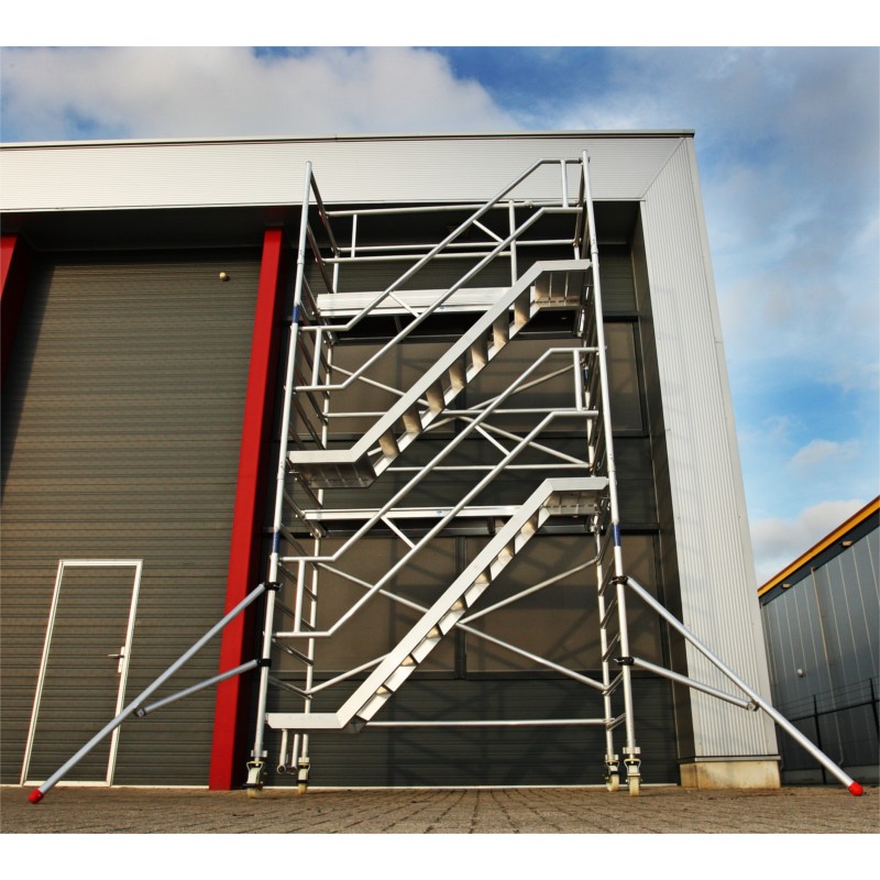 ASC Geländer f. Gerüsttreppe 250 Außenseite doppelt