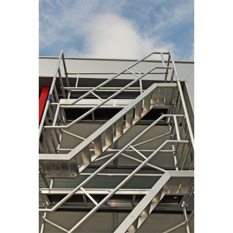 ASC Geländer f. Gerüsttreppe 250 Außenseite doppelt