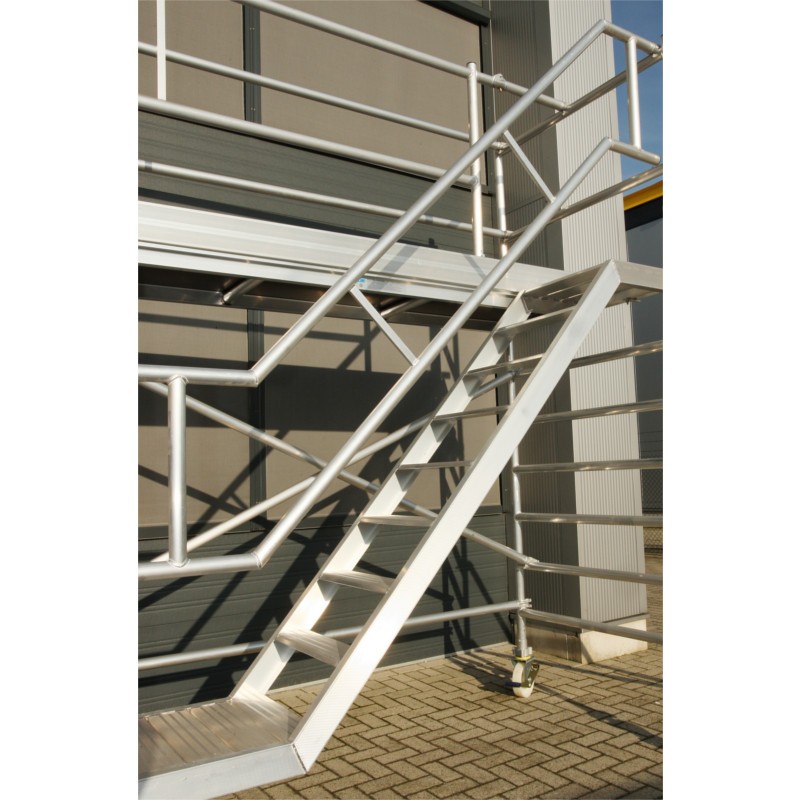 ASC Geländer f. Gerüsttreppe 250 Außenseite doppelt