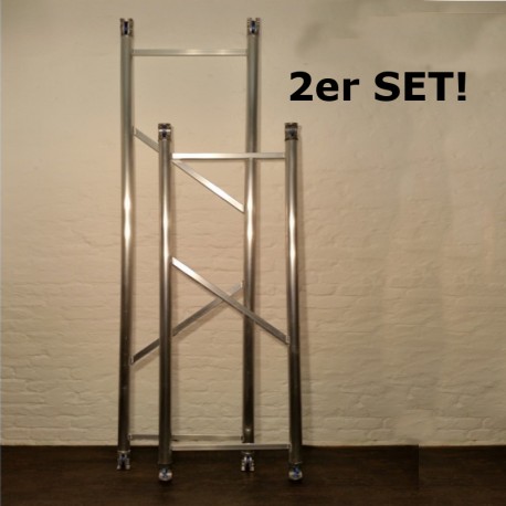ASC Doppelgeländer m 2er-Sparset für Gerüste mit 200 cm, 260 cm und 315 cm Plattformlänge ASC Doppelgeländer m 2er-Sparset für Gerüste mit 200 cm, 260 cm und 315 cm Plattformlänge