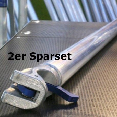 ASC Horizontalstrebe für Gerüste mit 200 cm, 260 cm und 315 cm Plattformlänge im 2er-Sparset
